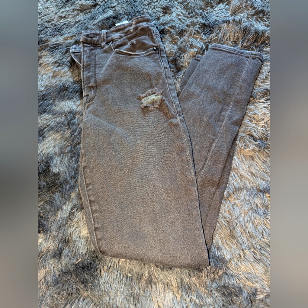 Good American Distressed Black Women's Jeans